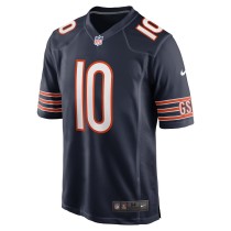 Men's Chicago Bears Tyler Scott Number 10 Nike Navy Game Jersey