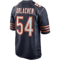 Men's Chicago Bears Brian Urlacher Number 54 Nike Navy Game Retired Player Jersey