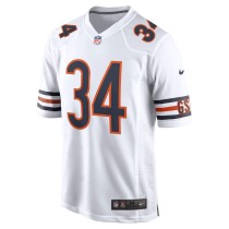 Men's Chicago Bears Walter Payton Number 34 Nike White Game Retired Player Jersey