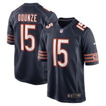 Men's Chicago Bears Rome Odunze Number 15 Nike Navy Player Game Jersey