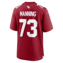 Men's Arizona Cardinals Ilm Manning Number 73 Nike Cardinal Team Game Jersey