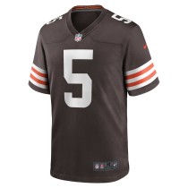 Men's Cleveland Browns Anthony Walker Jr. Number 5 Nike Brown Player Game Jersey