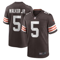 Men's Cleveland Browns Anthony Walker Jr. Number 5 Nike Brown Player Game Jersey