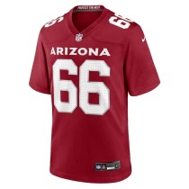 Men's Arizona Cardinals Jackson Barton Number 66 Nike Cardinal Team Game Jersey