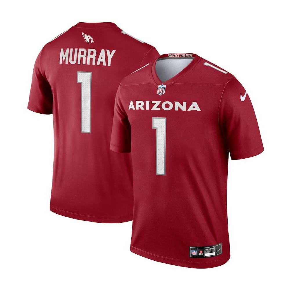 Men's Arizona Cardinals Kyler Murray Number 1 Nike Cardinal Legend Jersey