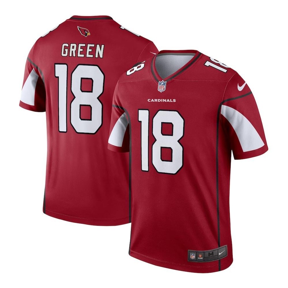 Men's Arizona Cardinals A.J. Green Number 18 Nike Cardinal Legend Jersey