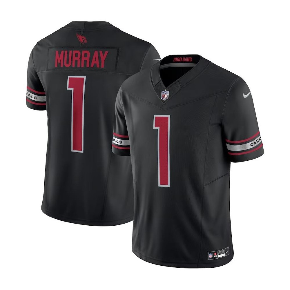 Men's Arizona Cardinals Kyler Murray Number 1 Nike Black Vapor F.U.S.E. Limited Jersey