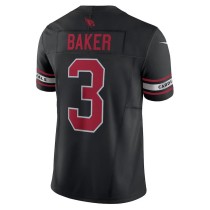 Men's Arizona Cardinals Budda Baker Number 3 Nike Black Vapor F.U.S.E. Limited Jersey