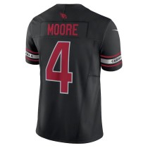 Men's Arizona Cardinals Rondale Moore Number 4 Nike Black Vapor F.U.S.E. Limited Jersey