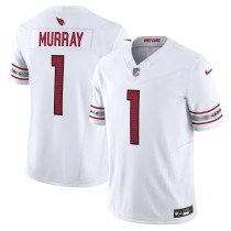 Men's Arizona Cardinals Kyler Murray Number 1 Nike White Vapor F.U.S.E. Limited Jersey