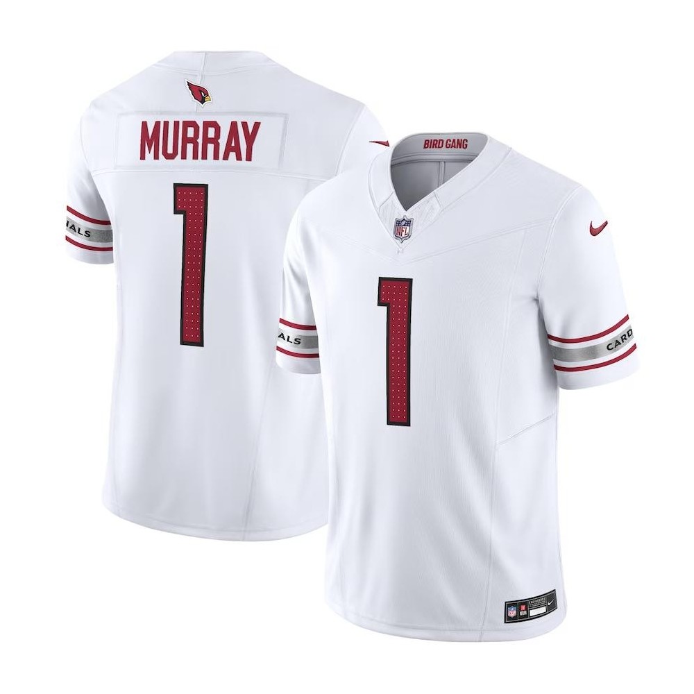 Men's Arizona Cardinals Kyler Murray Number 1 Nike White Vapor F.U.S.E. Limited Jersey