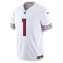 Men's Arizona Cardinals Kyler Murray Number 1 Nike White Vapor F.U.S.E. Limited Jersey