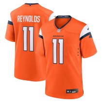 Men's Denver Broncos Josh Reynolds Number 11 Nike Orange Game Jersey