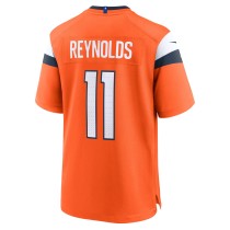 Men's Denver Broncos Josh Reynolds Number 11 Nike Orange Game Jersey