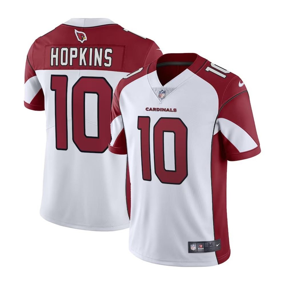 Men's Arizona Cardinals DeAndre Hopkins Number 10 Nike White Vapor Limited Jersey