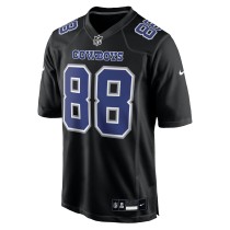 Men's Dallas Cowboys CeeDee Lamb Number 88 Nike Carbon Black Fashion Game Jersey