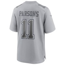 Men's Dallas Cowboys Micah Parsons Number 11 Nike Gray Atmosphere Fashion Game Jersey