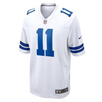 Men's Dallas Cowboys Micah Parsons Number 11 Nike White Game Player Jersey