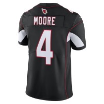 Men's Arizona Cardinals Rondale Moore Number 4 Nike Black Alternate Vapor Limited Jersey