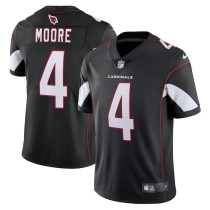 Men's Arizona Cardinals Rondale Moore Number 4 Nike Black Alternate Vapor Limited Jersey