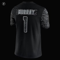 Men's Arizona Cardinals Kyler Murray Number 1 Nike Black RFLCTV Limited Jersey