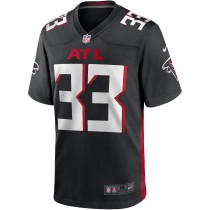 Men's Atlanta Falcons Michael Turner Number 33 Nike Black Game Retired Player Jersey