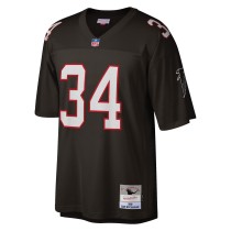 Men's Atlanta Falcons Ray Buchanan Number 34 Mitchell & Ness Black Retired Player Legacy Replica Jersey