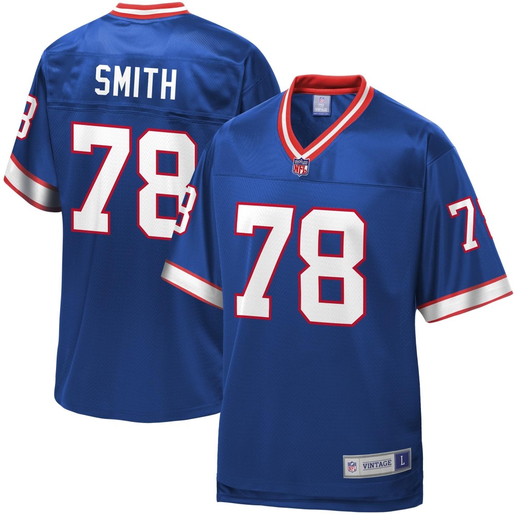 Men's Buffalo Bills Bruce Smith Number 78 NFL Pro Line Royal Retired Player Replica Jersey