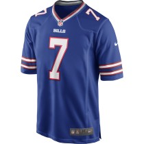 Men's Buffalo Bills Doug Flutie Number 7 Nike Royal Game Retired Player Jersey