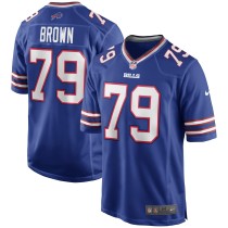 Men's Buffalo Bills Ruben Brown Number 79 Nike Royal Game Retired Player Jersey