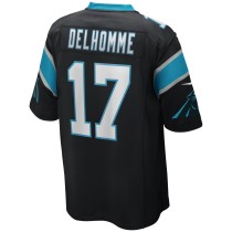 Men's Carolina Panthers Jake Delhomme Number 17 Nike Game Retired Player Jersey