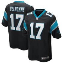 Men's Carolina Panthers Jake Delhomme Number 17 Nike Game Retired Player Jersey