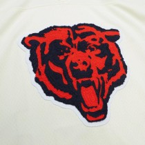 Men's Chicago Bears Walter Payton Number 34 Mitchell & Ness Cream Chainstitch Legacy Jersey