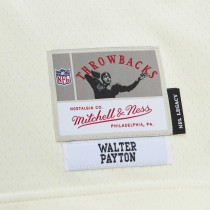 Men's Chicago Bears Walter Payton Number 34 Mitchell & Ness Cream Chainstitch Legacy Jersey