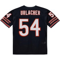 Men's Chicago Bears 2003 Brian Urlacher Number 54 Mitchell & Ness Navy Authentic Throwback Retired Player Jersey