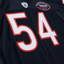 Men's Chicago Bears 2003 Brian Urlacher Number 54 Mitchell & Ness Navy Authentic Throwback Retired Player Jersey