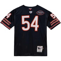 Men's Chicago Bears 2003 Brian Urlacher Number 54 Mitchell & Ness Navy Authentic Throwback Retired Player Jersey