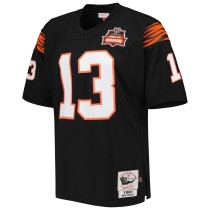 Men's Cincinnati Bengals 1981 Ken Riley Number 13 Mitchell & Ness Black Authentic Throwback Retired Player Jersey