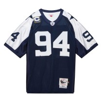 Men's Dallas Cowboys DeMarcus Ware Number 94 Mitchell & Ness Navy 2011 Authentic Throwback Retired Player Jersey