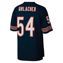 Men's Chicago Bears Brian Urlacher Number 54 Mitchell & Ness Navy Retired Player Legacy Replica Jersey