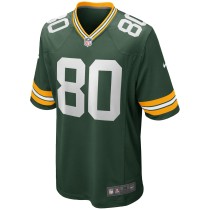 Men's Green Bay Packers Donald Driver Number 80 Nike Green Game Retired Player Jersey